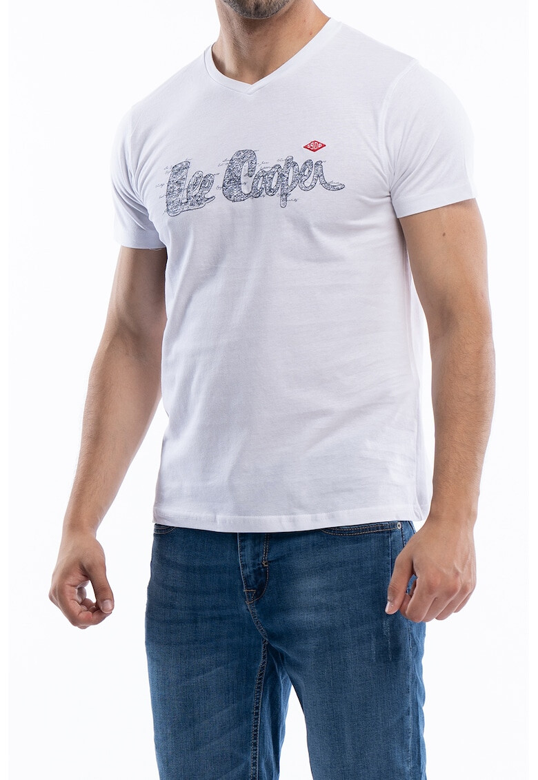 Lee Cooper Tricou de bumbac cu imprimeu logo - Pled.ro