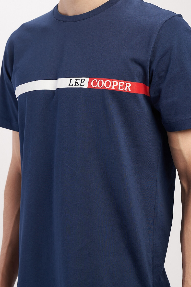 Lee Cooper Tricou de bumbac cu imprimeu logo - Pled.ro