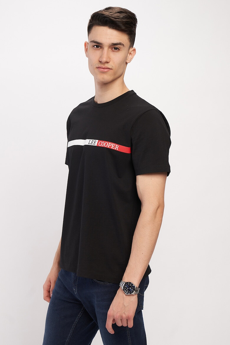 Lee Cooper Tricou de bumbac cu imprimeu logo - Pled.ro