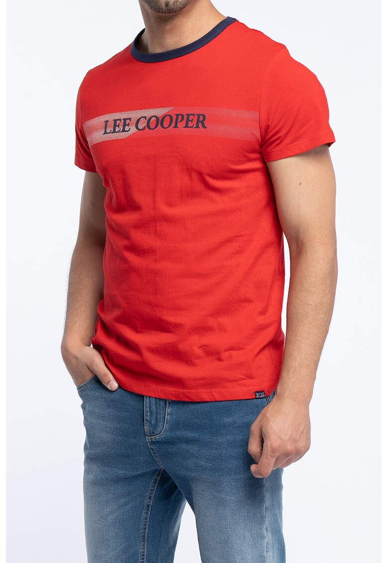 Lee Cooper Tricou de bumbac cu imprimeu logo - Pled.ro