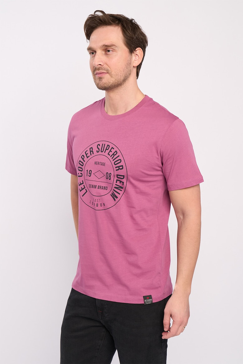 Lee Cooper Tricou de bumbac cu imprimeu logo - Pled.ro