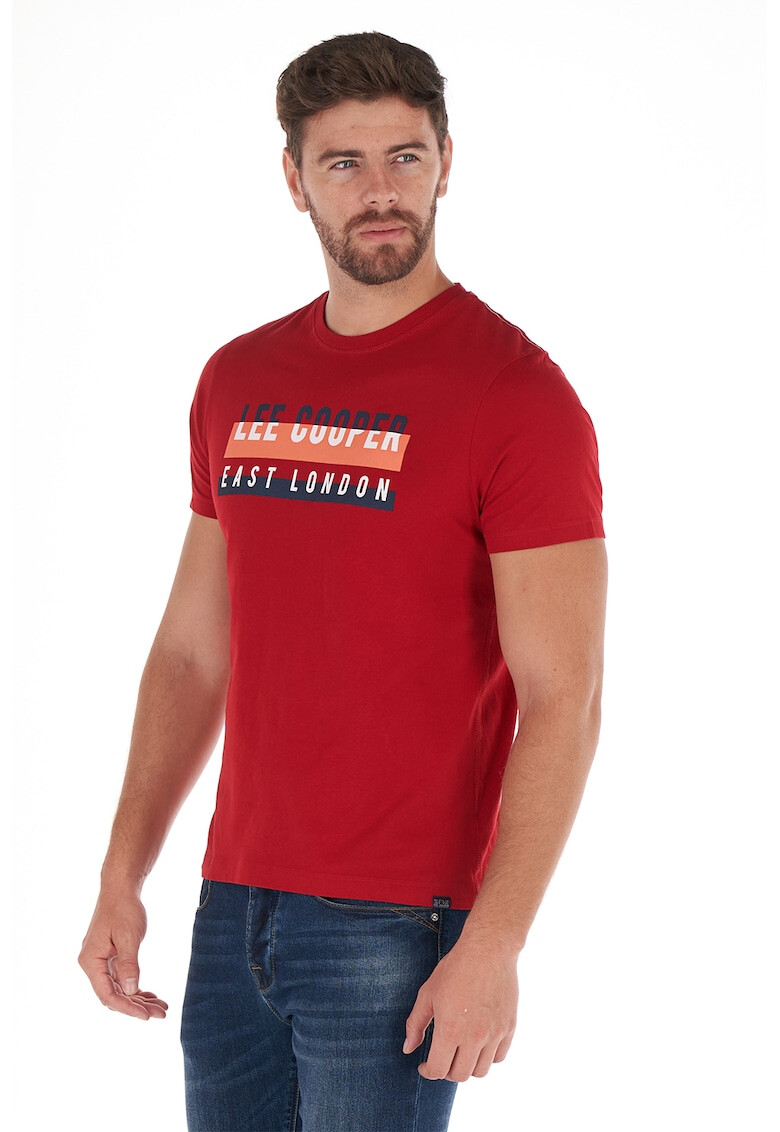 Lee Cooper Tricou de bumbac cu imprimeu logo - Pled.ro