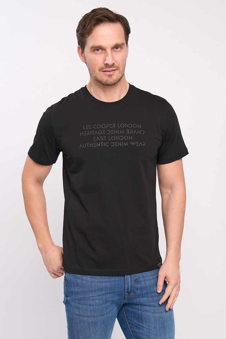 Lee Cooper Tricou de bumbac cu imprimeu text - Pled.ro