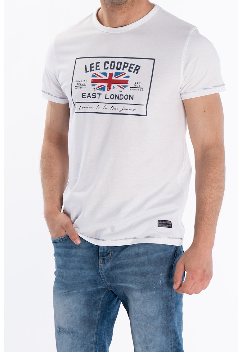 Lee Cooper Tricou din bumbac cu imprimeu logo - Pled.ro