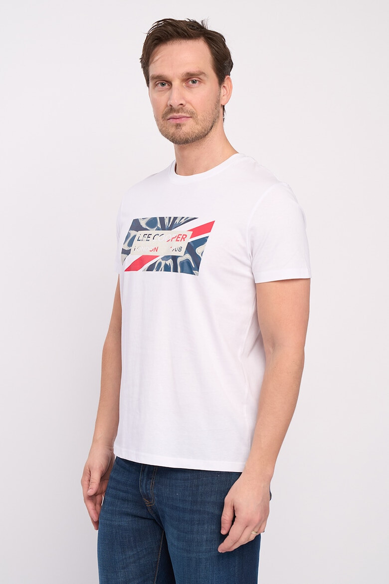 Lee Cooper Tricou din bumbac cu imprimeu logo - Pled.ro