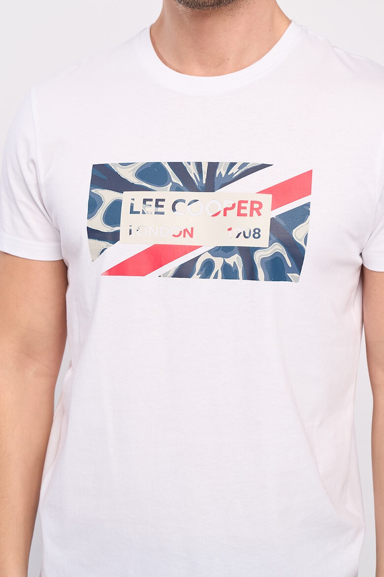 Lee Cooper Tricou din bumbac cu imprimeu logo - Pled.ro