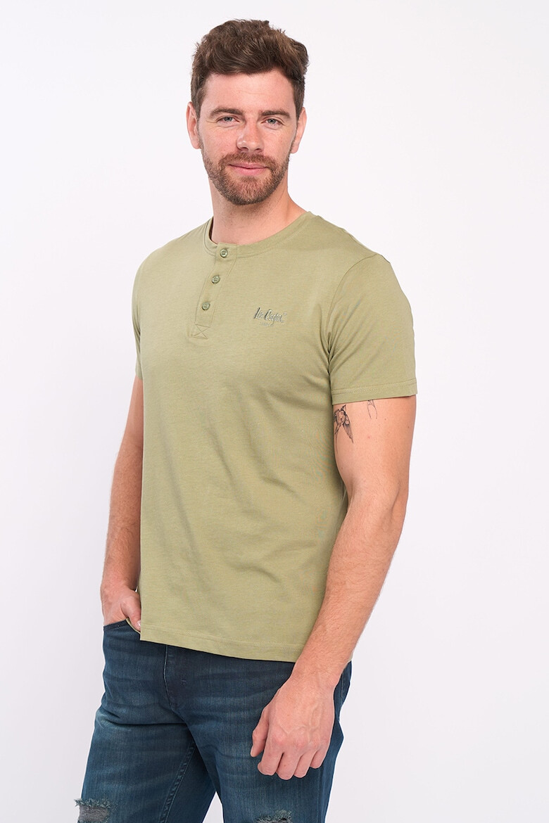 Lee Cooper Tricou Henley cu logo - Pled.ro