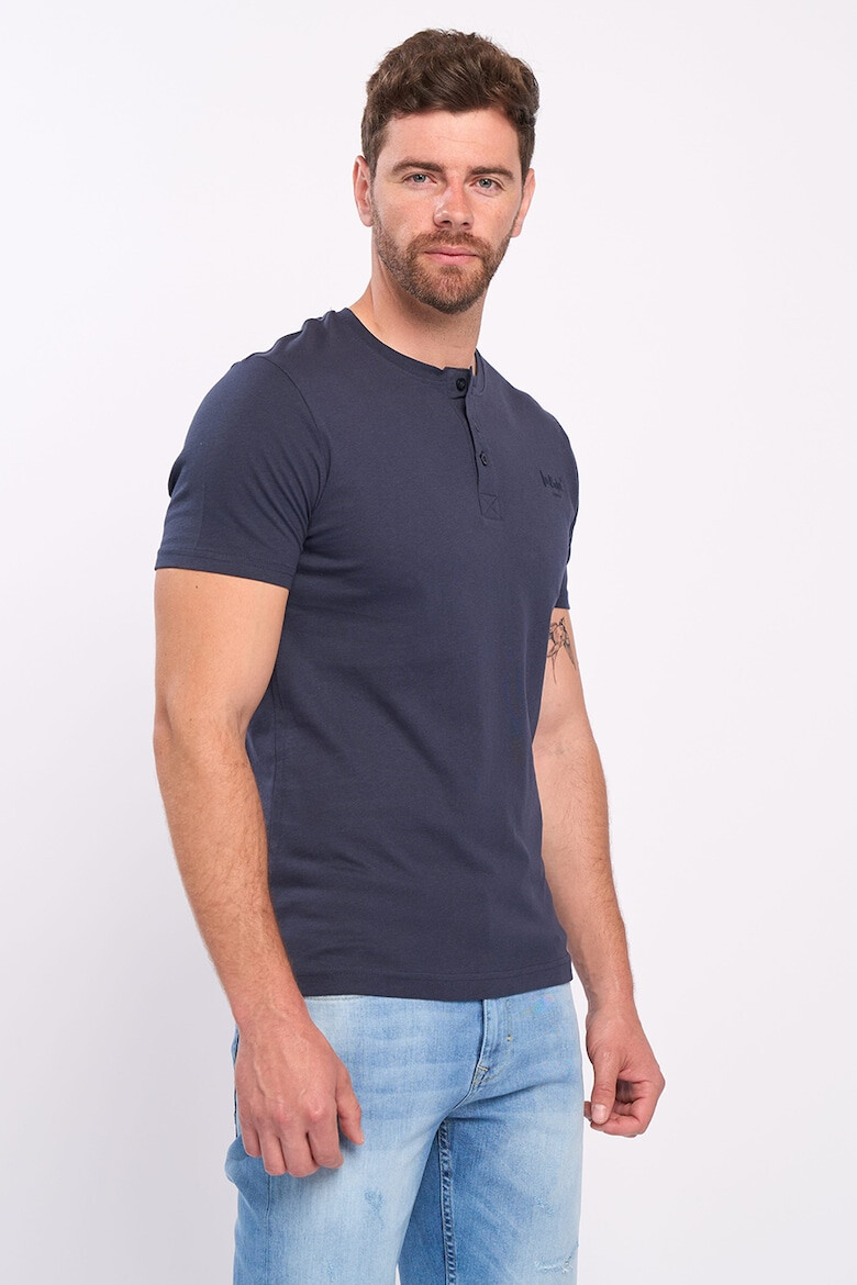 Lee Cooper Tricou Henley cu logo - Pled.ro