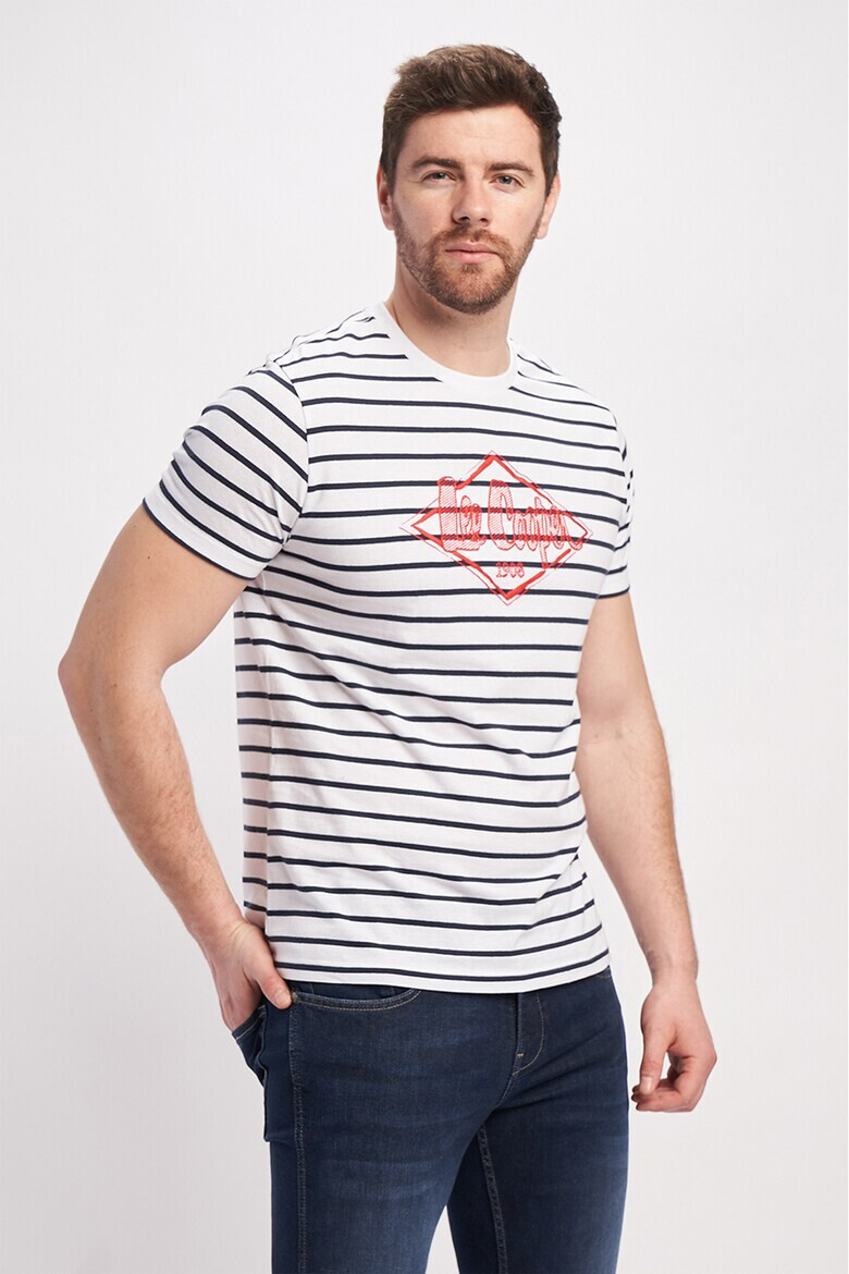 Lee Cooper Tricou in dungi cu logo - Pled.ro