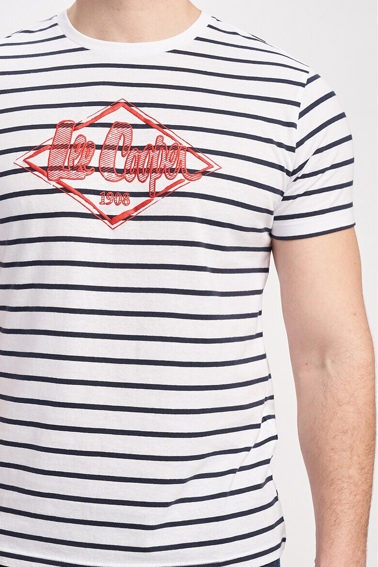 Lee Cooper Tricou in dungi cu logo - Pled.ro