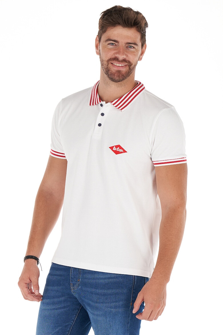 Lee Cooper Tricou polo cu detalii contrastante - Pled.ro