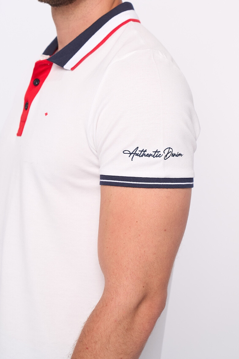 Lee Cooper Tricou polo cu detalii contrastante - Pled.ro