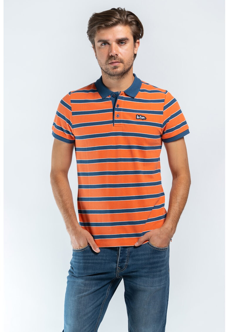 Lee Cooper Tricou polo cu dungi - Pled.ro