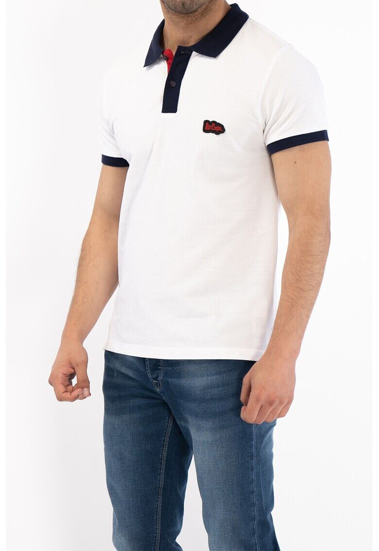 Lee Cooper Tricou polo cu garnituri contrastante - Pled.ro