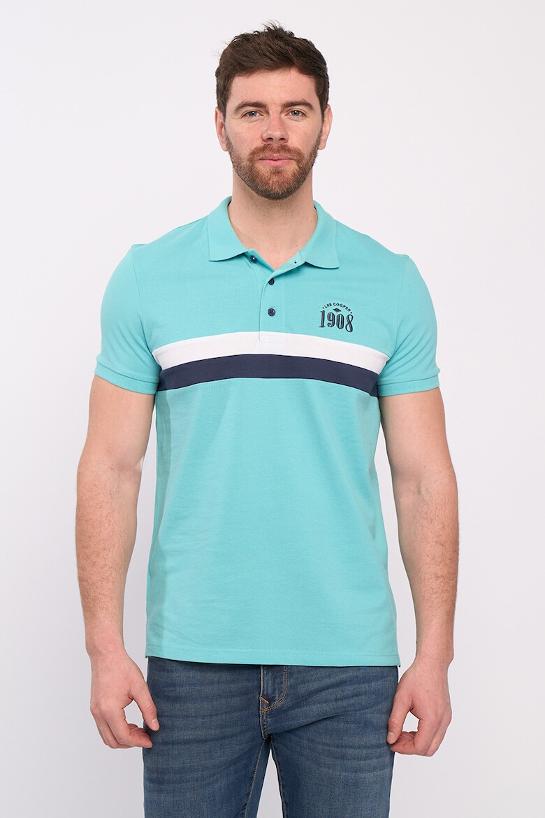 Lee Cooper Tricou polo de bumbac cu logo - Pled.ro