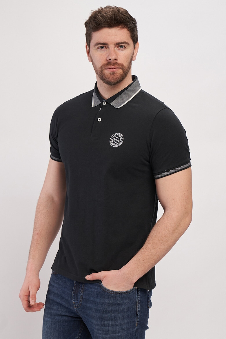 Lee Cooper Tricou polo din material pique cu detalii contrastante - Pled.ro