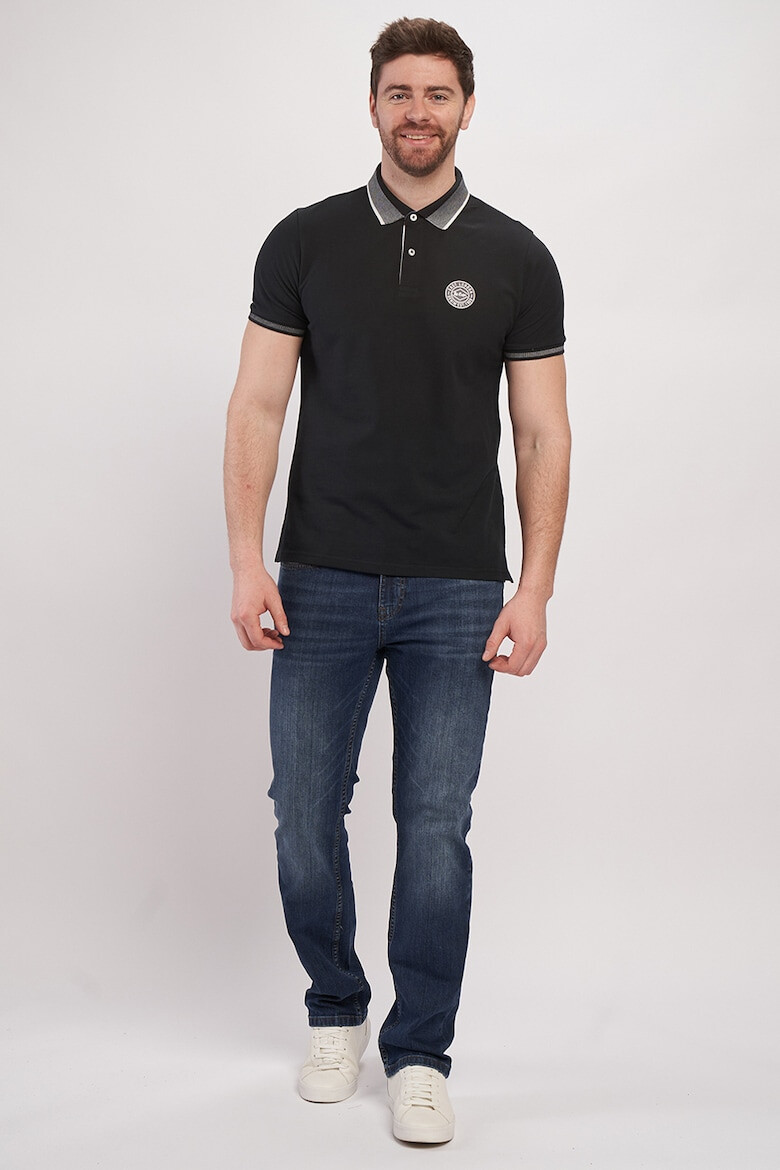 Lee Cooper Tricou polo din material pique cu detalii contrastante - Pled.ro