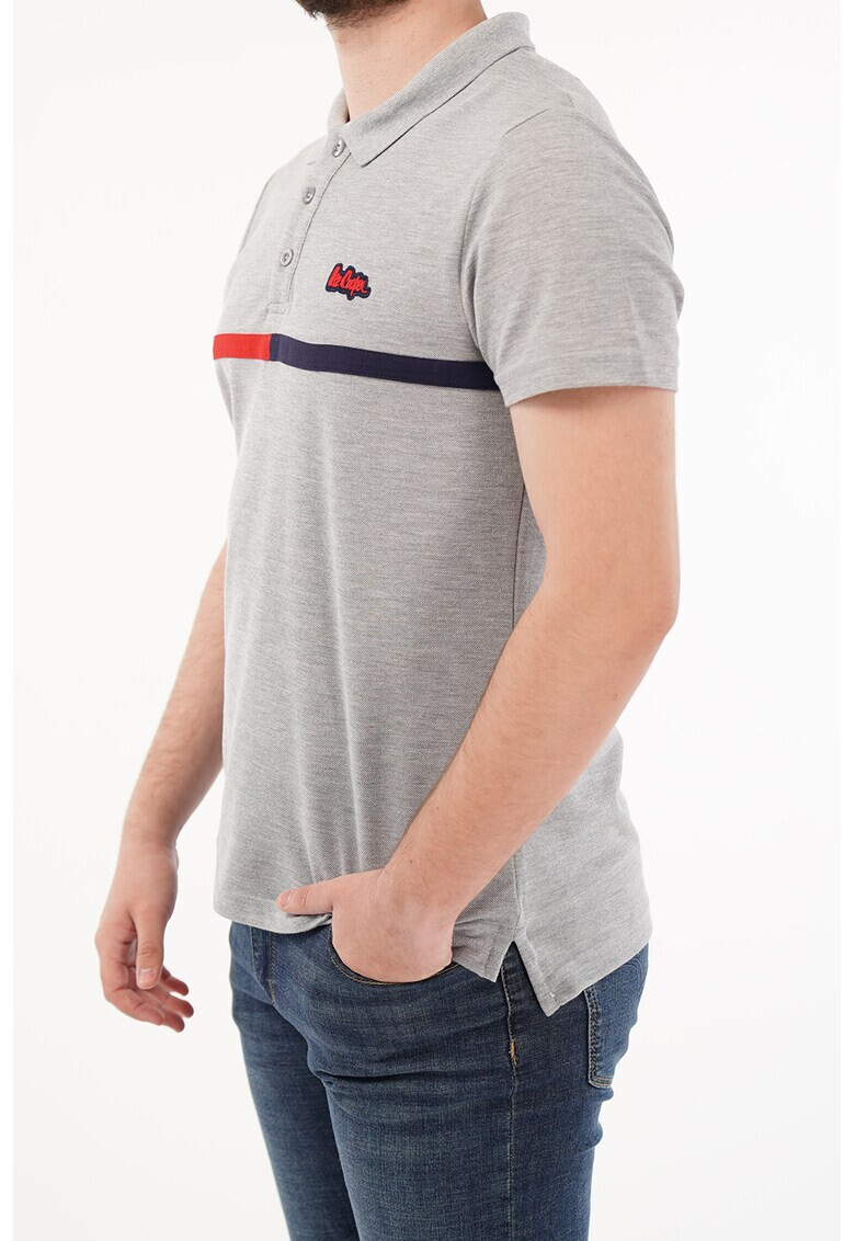 Lee Cooper Tricou polo din pique cu detalii contrastante - Pled.ro