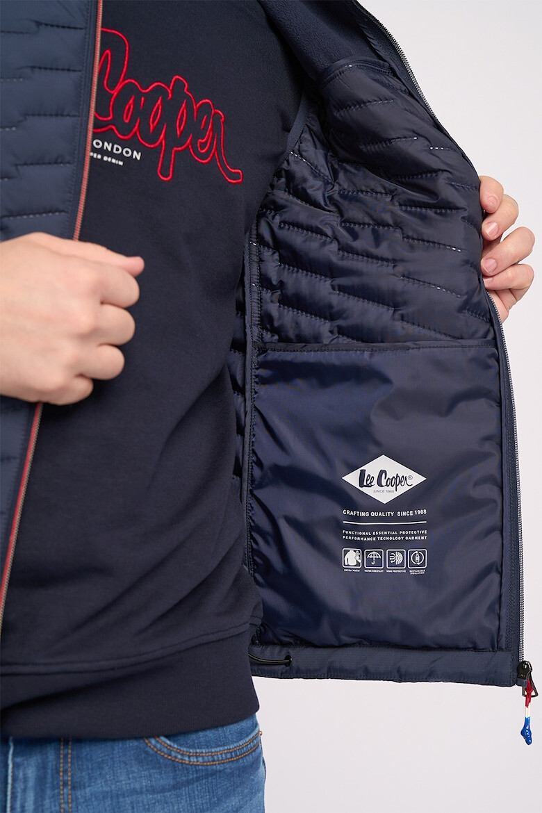 Lee Cooper Vesta cu fermoar si guler scurt - Pled.ro