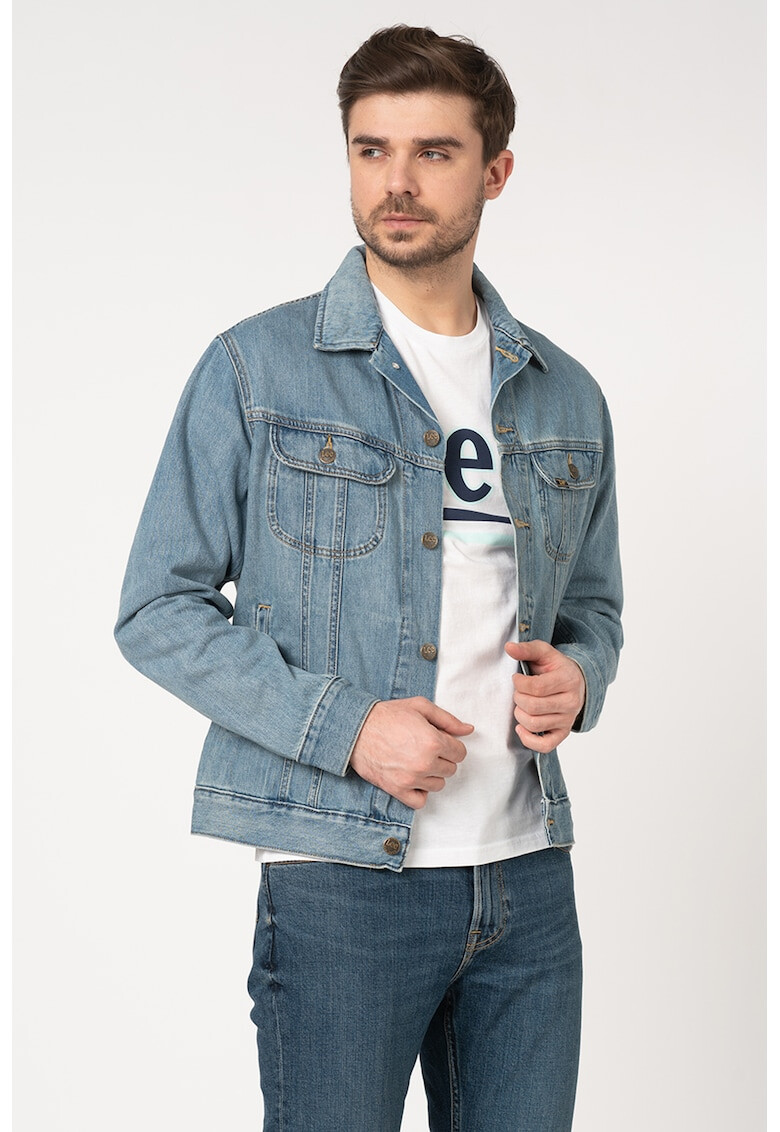 Lee Jacheta regular fit din denim Rider - Pled.ro