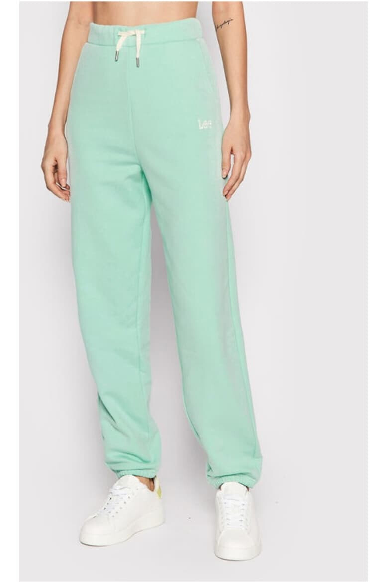 Lee Pantaloni dama 291084 Verde Bumbac - Pled.ro