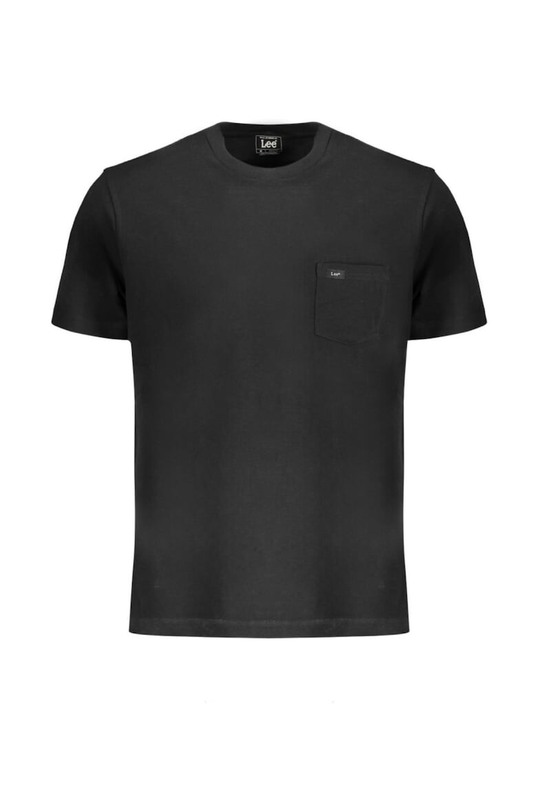 Lee Tricou barbati cu buzunar si decolteu la baza gatului Negru - Pled.ro