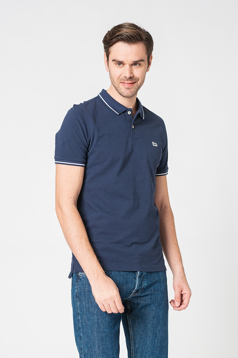 Lee Tricou polo de bumbac organic din material pique - Pled.ro