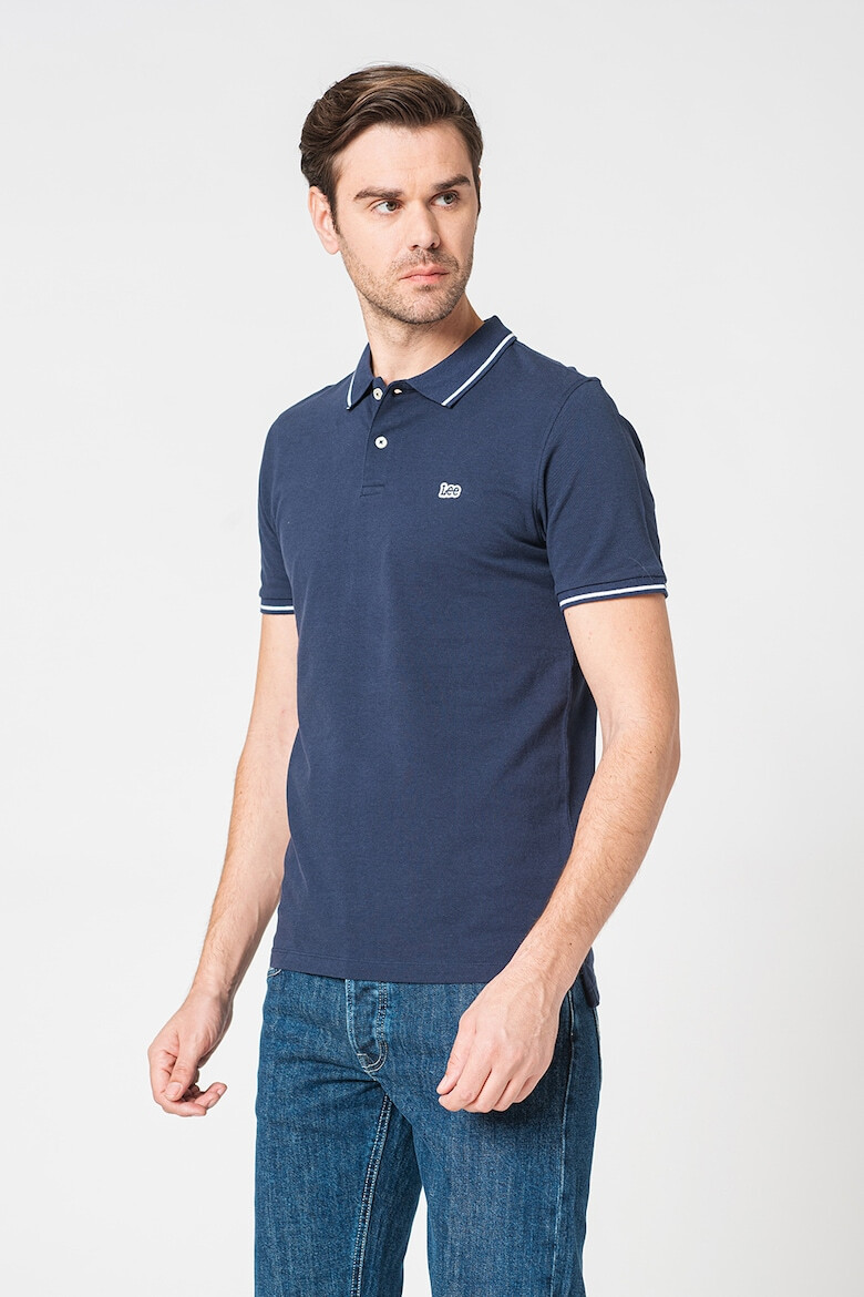 Lee Tricou polo de bumbac organic din material pique - Pled.ro