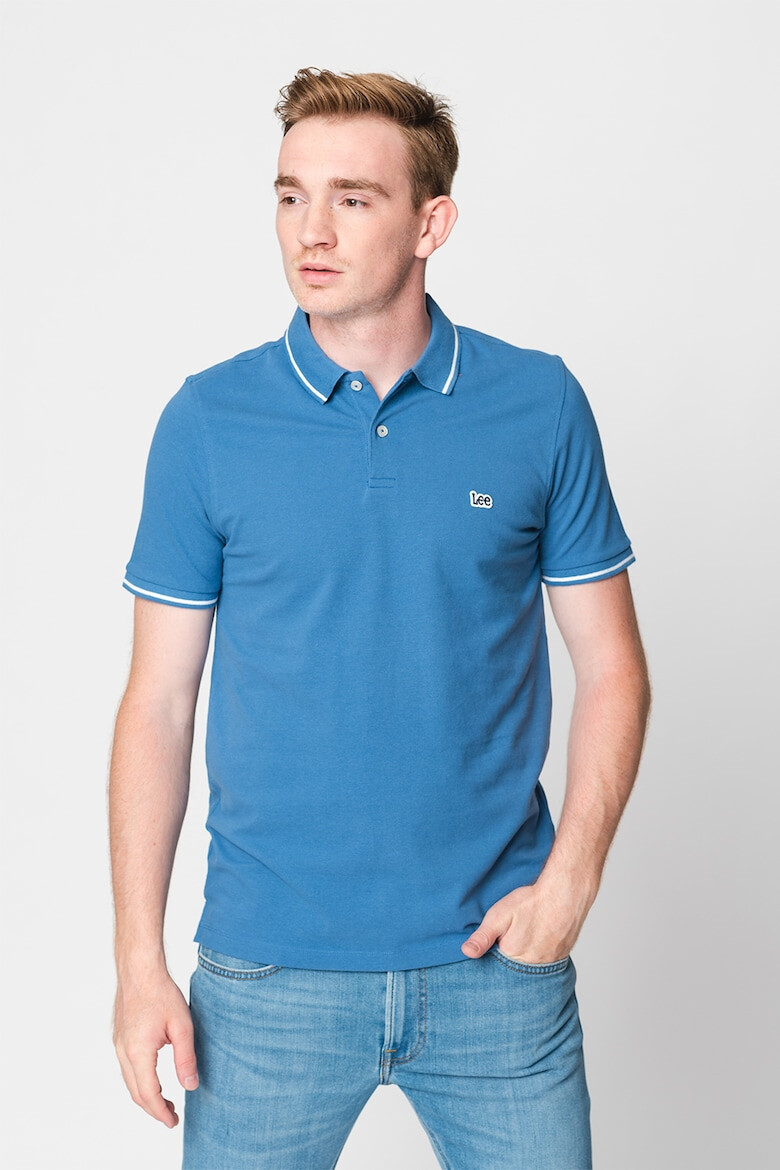 Lee Tricou polo din pique de bumbac - Pled.ro