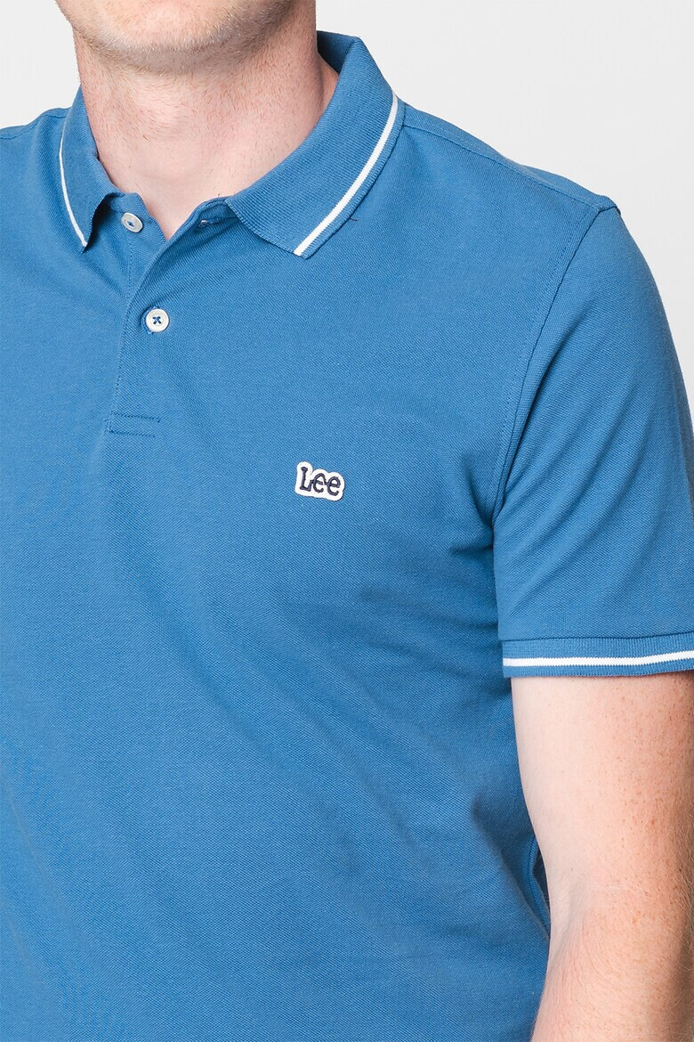 Lee Tricou polo din pique de bumbac - Pled.ro