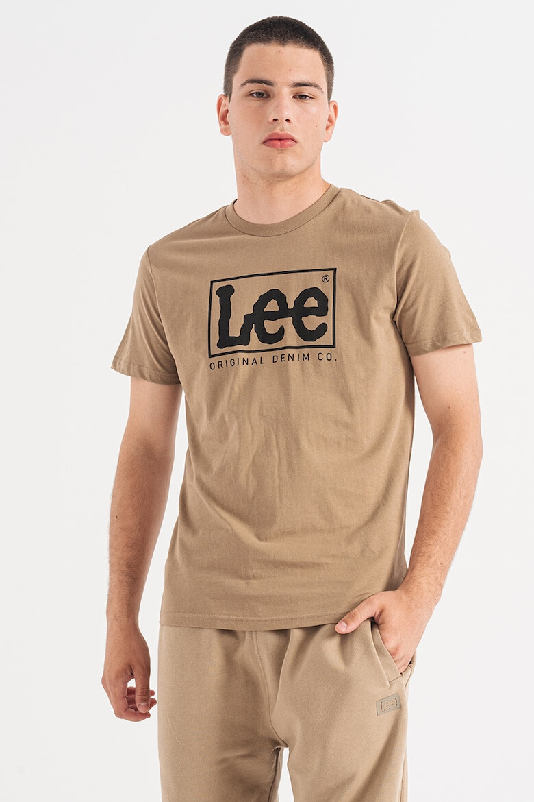 Lee Tricou regular fit de bumbac cu imprimeu logo Wobbly - Pled.ro