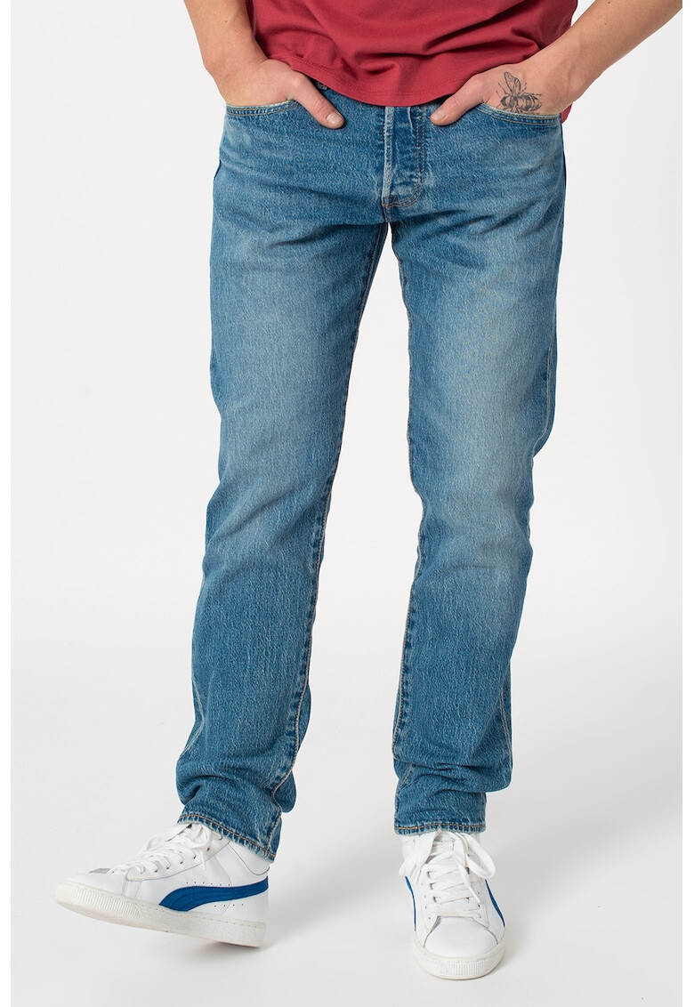 Levi's Blugi slim fit cu aspect decolorat 501® - Pled.ro