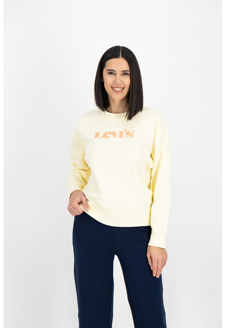 Levi's Bluza sport relaxed fit cu decolteu la baza gatului - Pled.ro