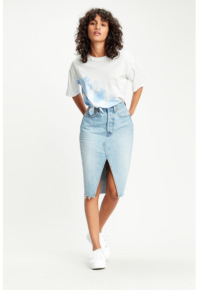 Levi's Fusta midi cu slit frontal - Pled.ro