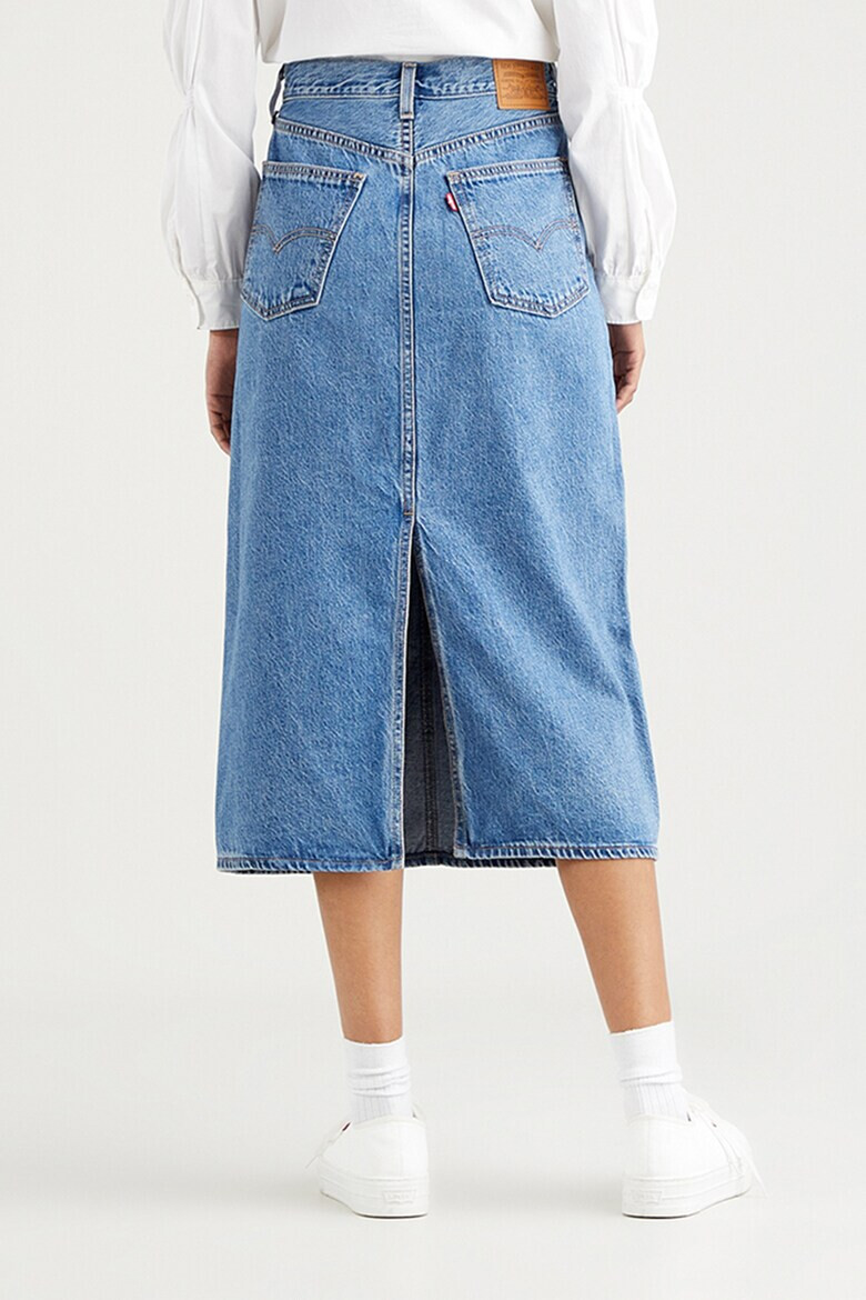 Levi's Fusta midi din denim cu croiala in A - Pled.ro