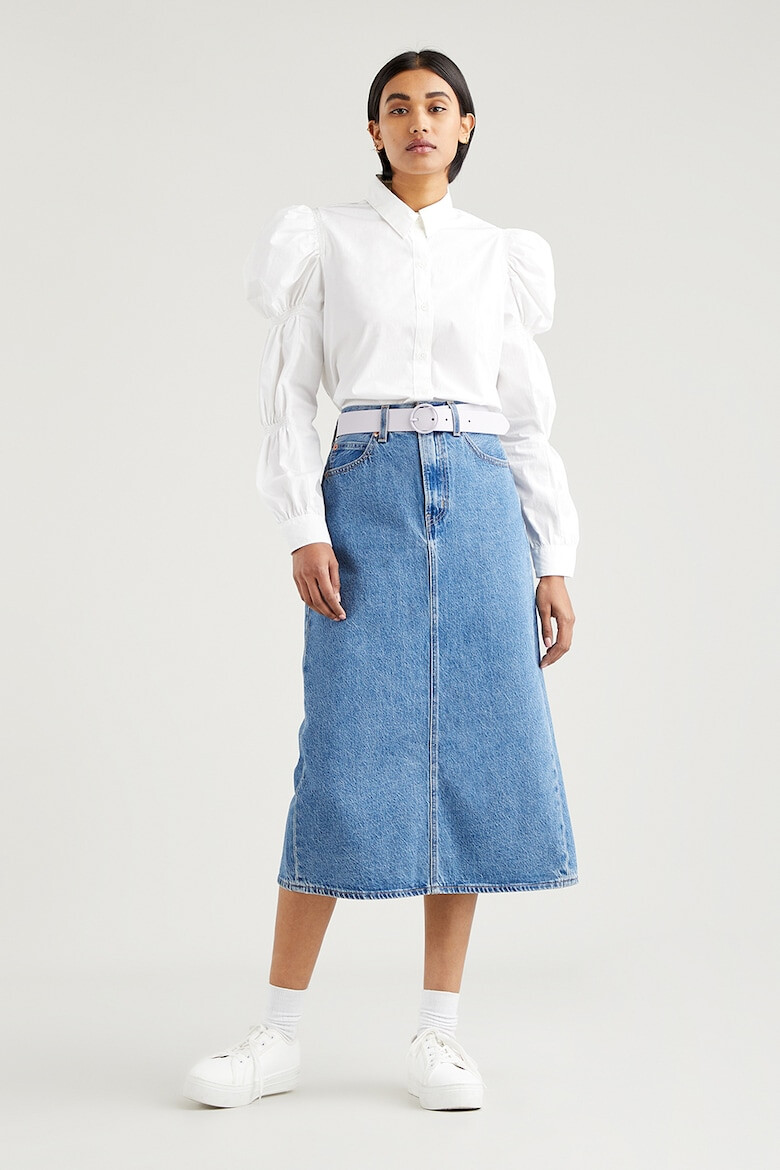 Levi's Fusta midi din denim cu croiala in A - Pled.ro