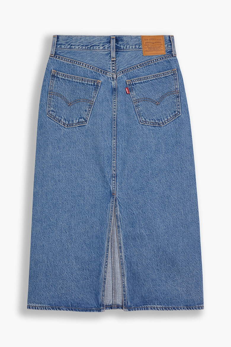 Levi's Fusta midi din denim cu croiala in A - Pled.ro