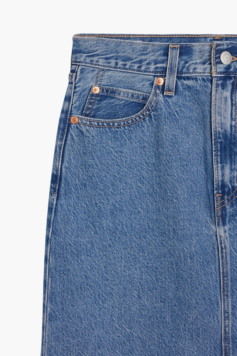 Levi's Fusta midi din denim cu croiala in A - Pled.ro