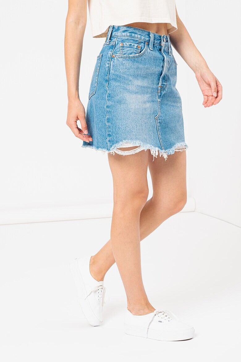 Levi's Fusta mini din denim cu terminatie nefinisata - Pled.ro