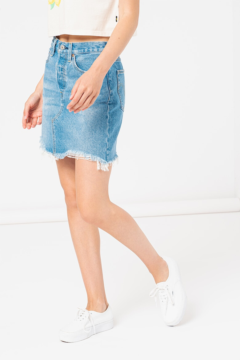 Levi's Fusta mini din denim cu terminatie nefinisata - Pled.ro