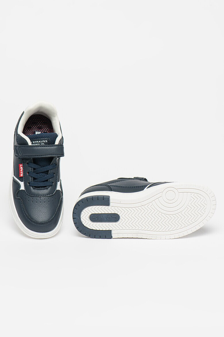 Levi's Kids Pantofi sport de piele ecologica cu banda velcro New Shot - Pled.ro