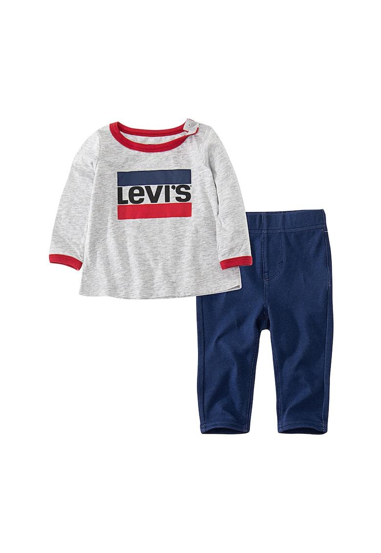 Levi's Kids Set de bluza cu imprimeu logo si colanti - Pled.ro