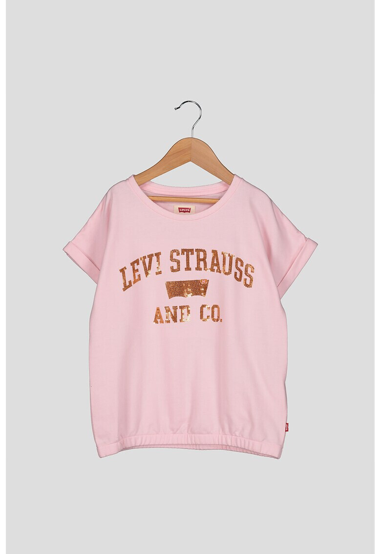 Levi's Kids Tricou lejer cu terminatie elastica - Pled.ro