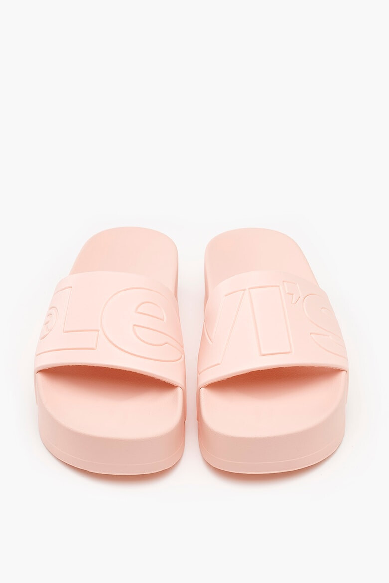 Levi's Papuci flatform cu logo - Pled.ro