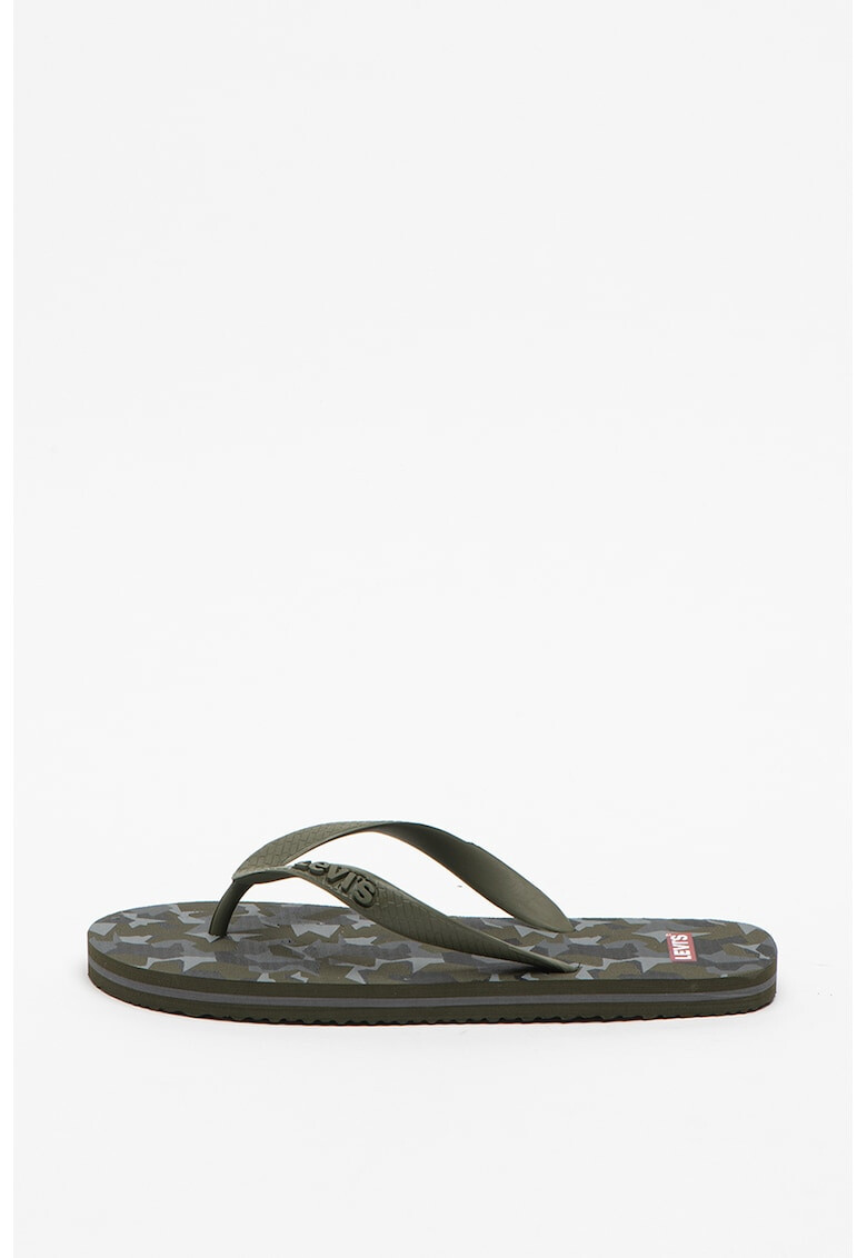 Levi's Papuci flip-flop unisex cu model camuflaj Dixon 2.0 - Pled.ro