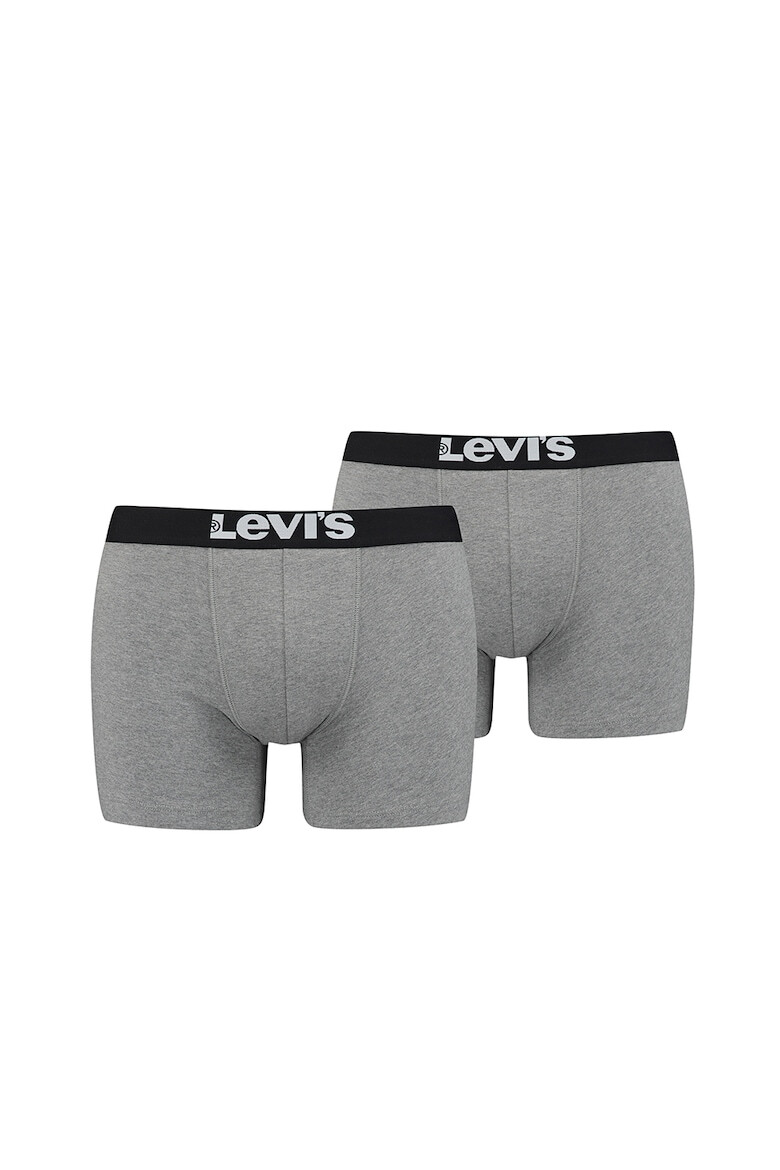 Levi's Set de boxeri cu banda logo in talie - 2 perechi - Pled.ro