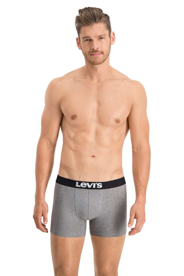 Levi's Set de boxeri cu banda logo in talie - 2 perechi - Pled.ro