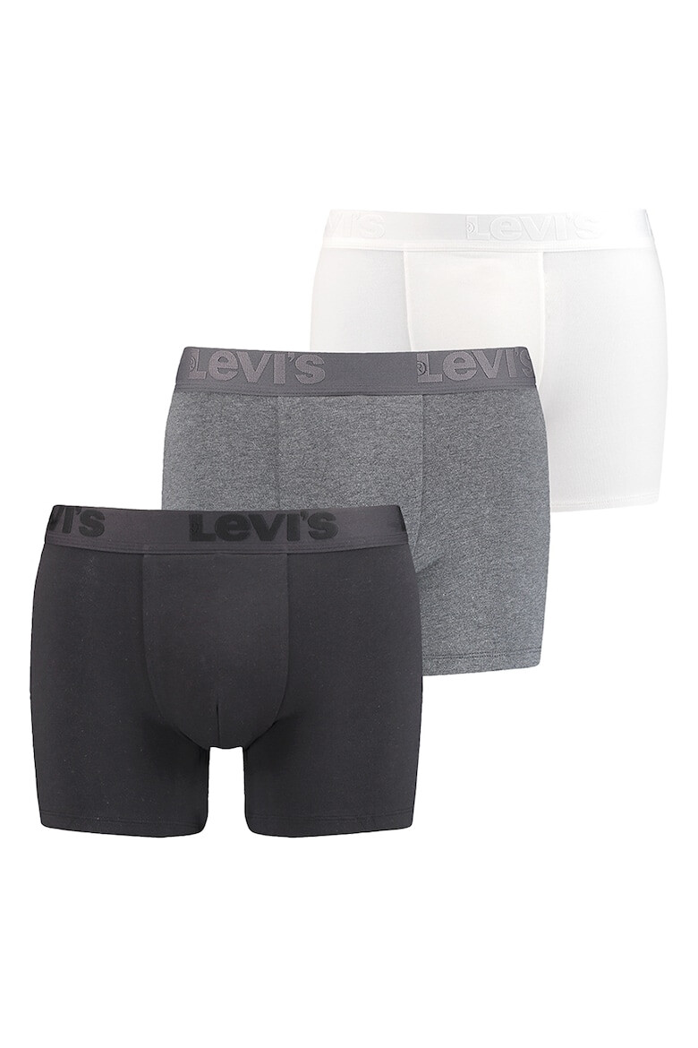 Levi's Set de boxeri cu banda logo in talie - 3 perechi - Pled.ro