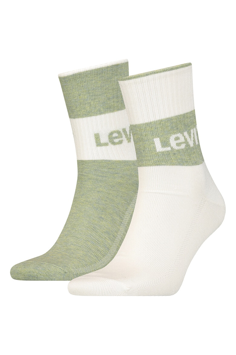 Levi's Set de sosete unisex din amestec de bumbac organic si lyocell - 2 perechi - Pled.ro