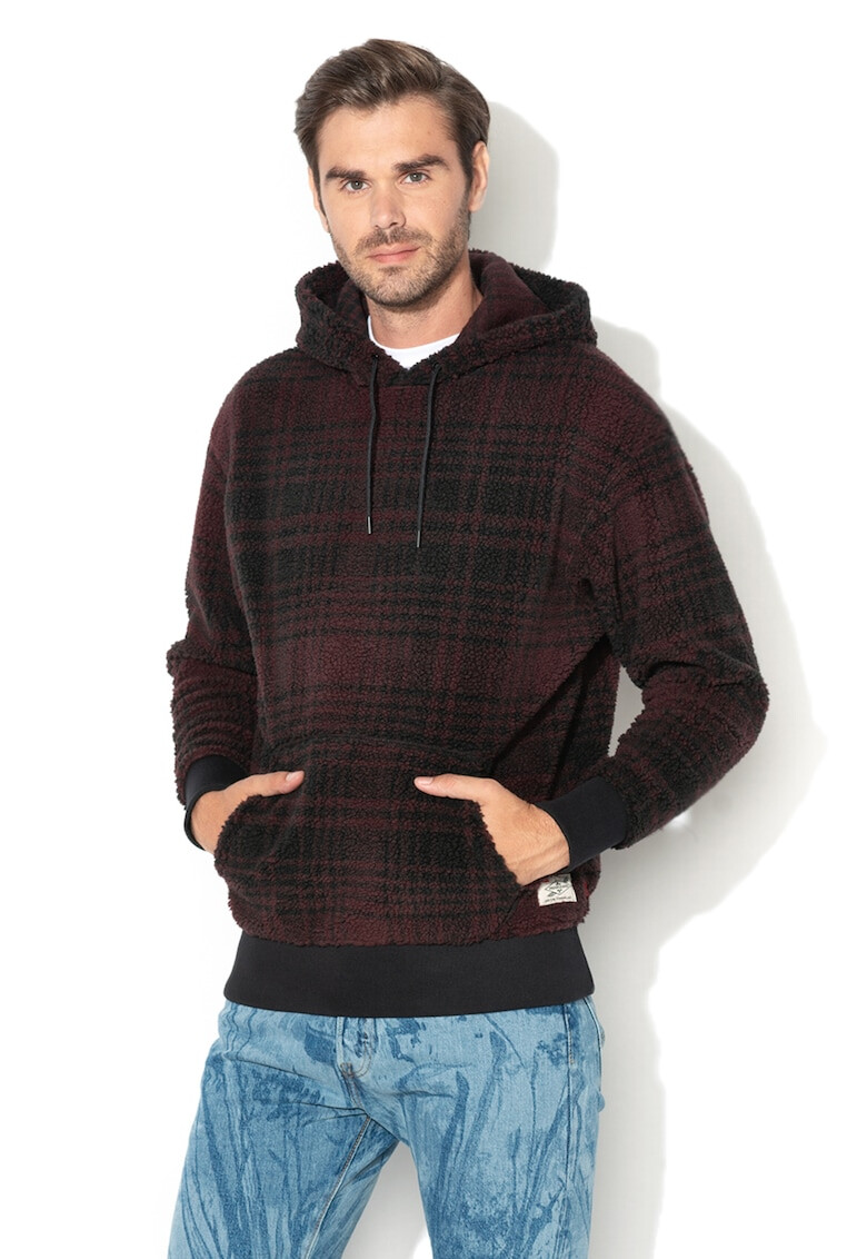 Levi's ® x Justin Timberlake Hanorac in carouri din material teddy - Pled.ro